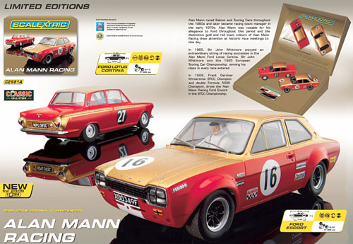 SCALEXTRIC Alan Mann Escort-Cortina limited